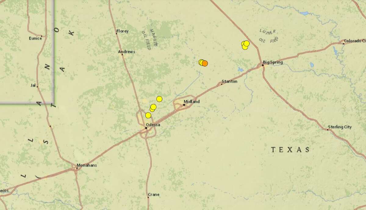 There have been 11 earthquakes around the region since May 11, according to information from the US Geological Survey.