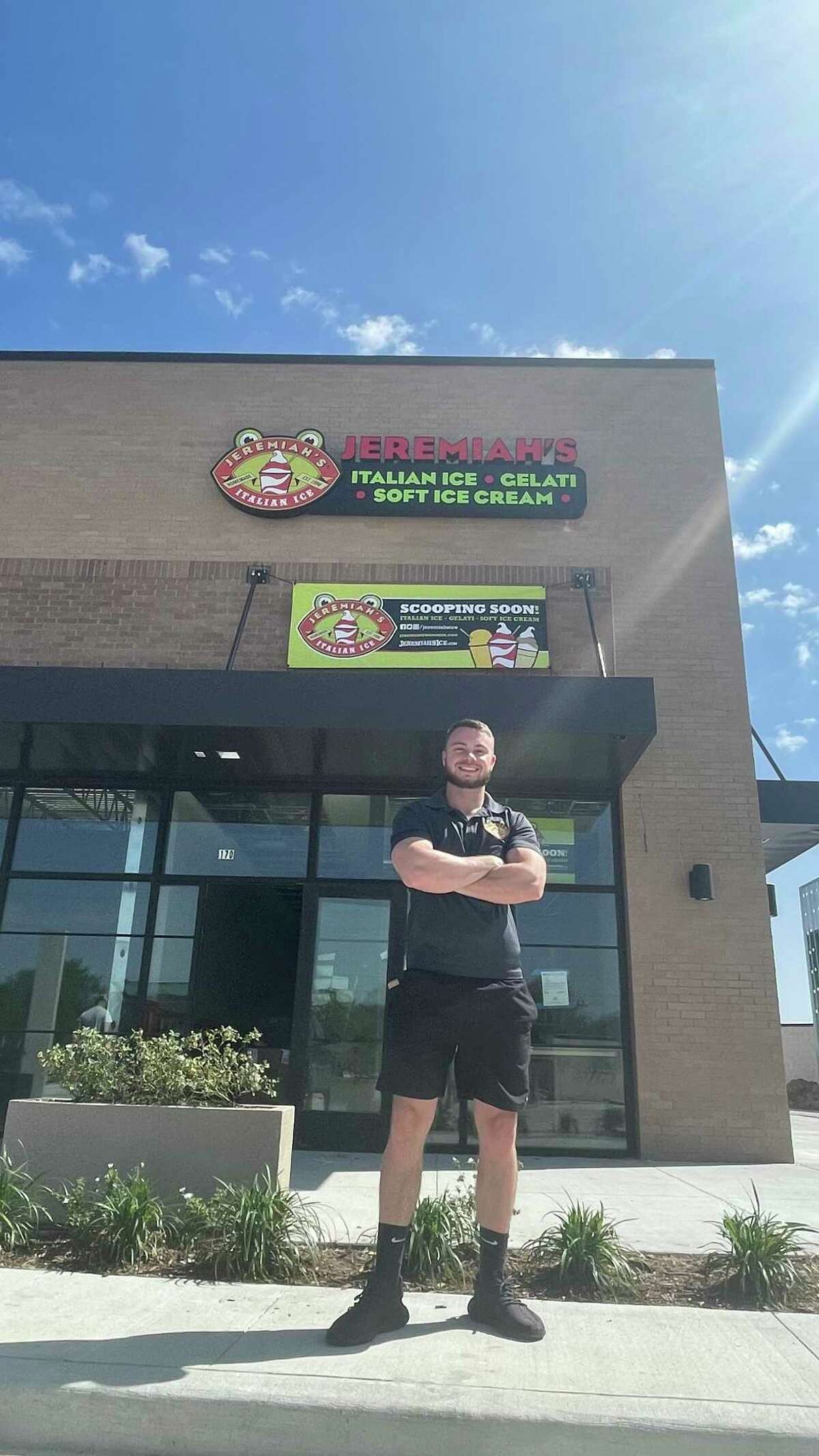 Sam Cleavenger, the Houston area representative for Jeremiah’s Italian Ice and the manager at the chain’s Pearland location, started working at the company two days after his 16th birthday.