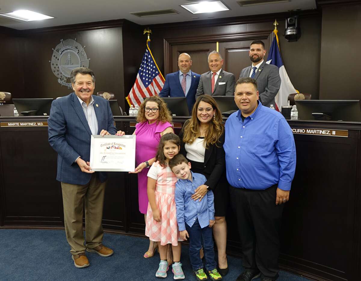 Elizabeth Villarreal, a black belt master, was recognized by Laredo City Council on Monday, May 16, 2022 for being selected to be inducted to the U.S. Martial Arts Hall of Fame in San Antonio, Texas.