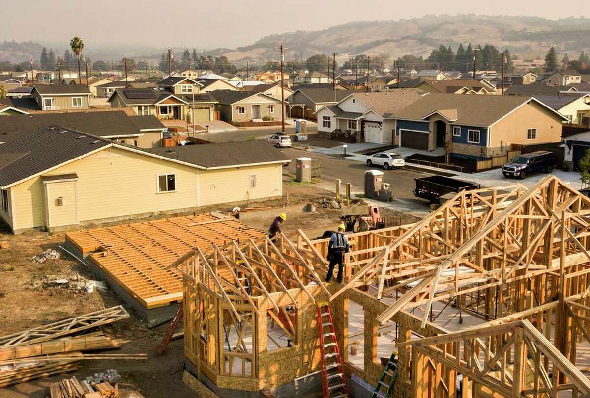 Santa Rosa neighborhoods were rebuilt after the Tubbs Fire in 2017 destroyed thousands of homes.