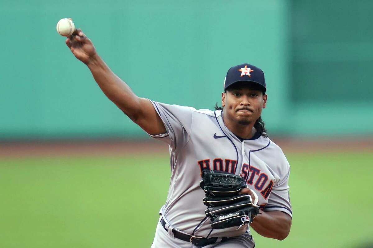 Luis Garcia gave up five runs in four innings and got little offensive support from his Astros teammates in Wednesday's loss at Boston.