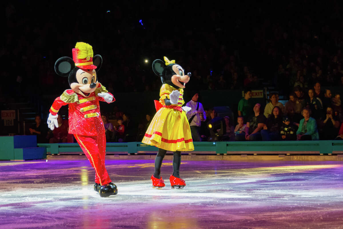 ROGERS CENTRE, TORONTO, ONTARIO, CANADA - 2016/03/19: Mickey Mouse:Disney on Ice celebrates 100 hundred years of magic. The famous Disney characters and stories are brought to life with the artistry of ice skating to create an unforgettable family experience. (Photo by Roberto Machado Noa/LightRocket via Getty Images)