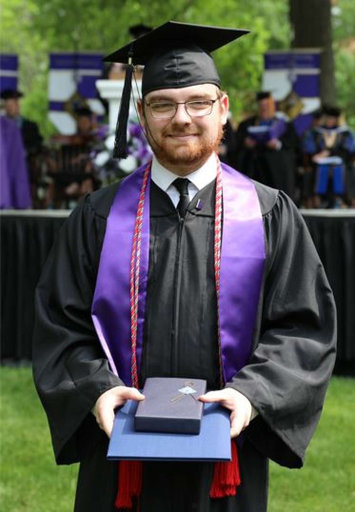 Kyle Garrett of Troy, who recently graduated with a Bachelor of Science degree in chemistry from McKendree University, received the 2021 Technos International Prize. 