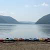 Park and launch your kayak by Plum Point Park to explore Moodna Creek, a wide and active waterway with views of Sugarloaf Mountain, Breakneck Ridge, and Storm King Mountain.