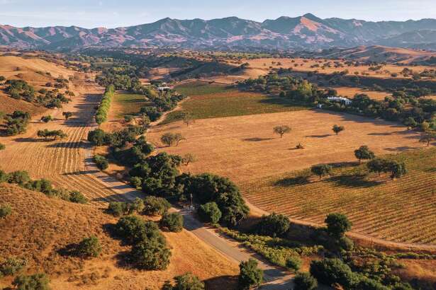 California's Santa Maria Valley is dotted with wineries and farms. 
