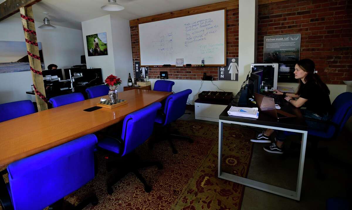 The offices of FinTron in Stamford.