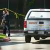 Sheriff’s officers investigate the scene of a shooting where, Sheriff Ed Gonzalez tweeted that there were four people were confirmed deceased at an apartment complex in the 9700 block of Cypresswood Thursday, May 19, 2022 in Houston.