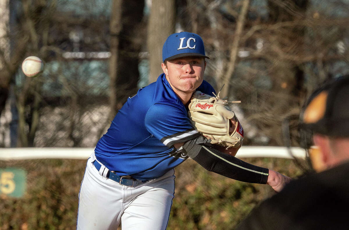 LCCC pitcher Adam Stilts, a sophomore from Alton, went eight-plus innings in Wednesday's 2-1 loss to Parkland in the Region 24 Tournament at the corn Crib Stadium in Normal. He scattered five hits, struck out four and walked one.