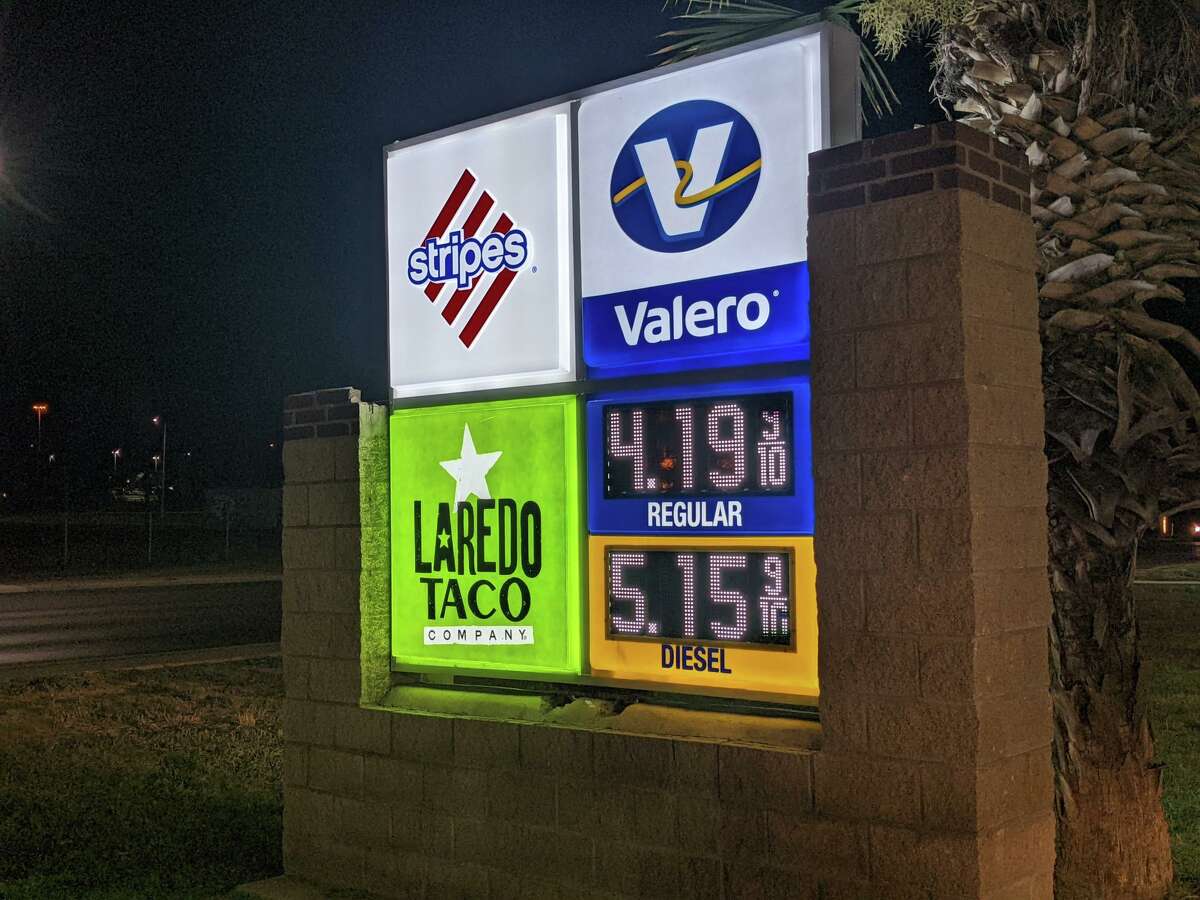 A gasoline station in Laredo, Texas on Wednesday May 18, 2022.