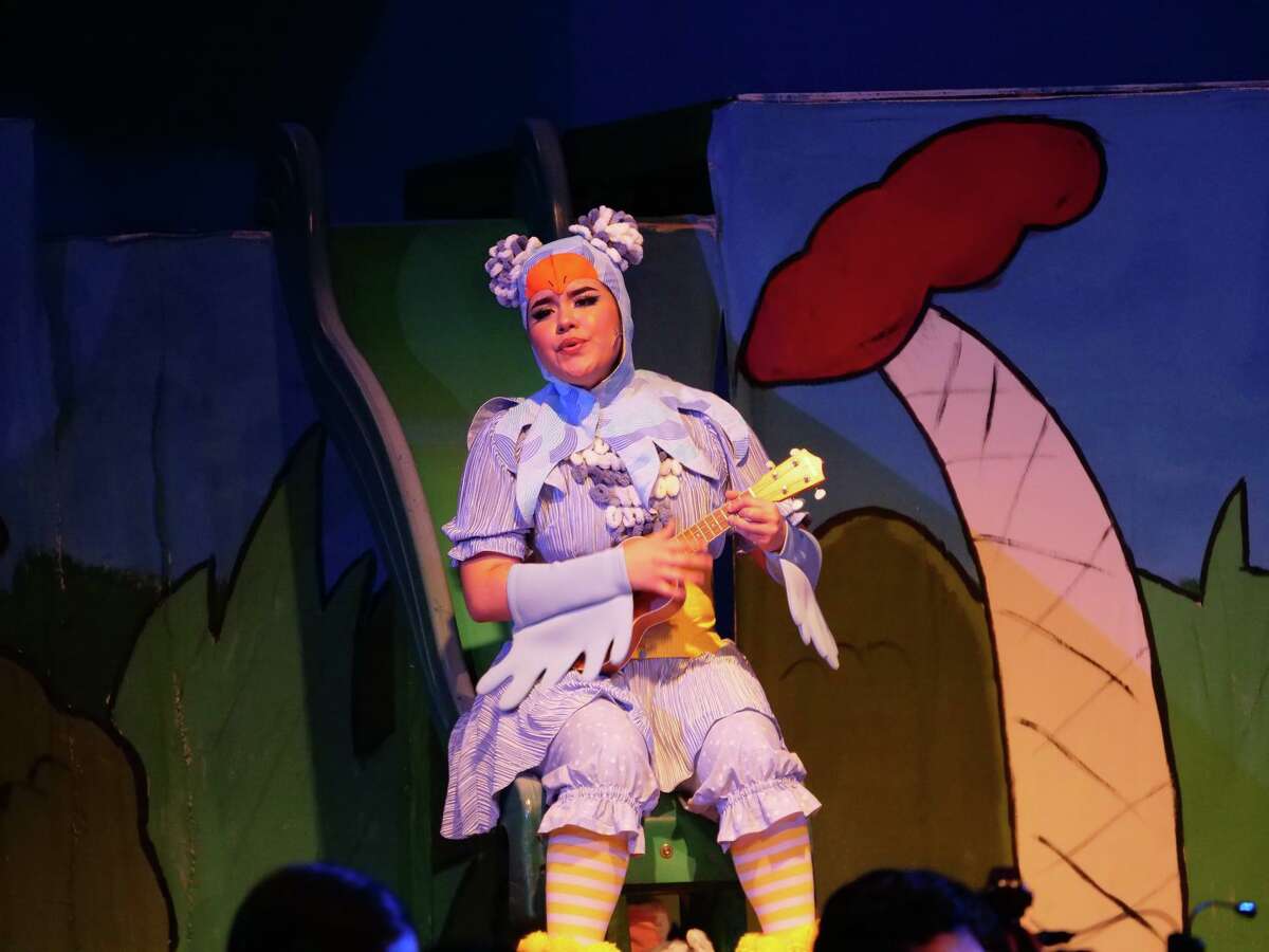 South Houston High School junior Sara Gaeta is nominated for outstanding performance in a lead role in this year's Tommy Tune Awards for playing Gertrude McFuzz in the school's production of “Seussical the Musical.” She can be viewed performing with other Tune nominees at the virtual awards ceremony on May 27.