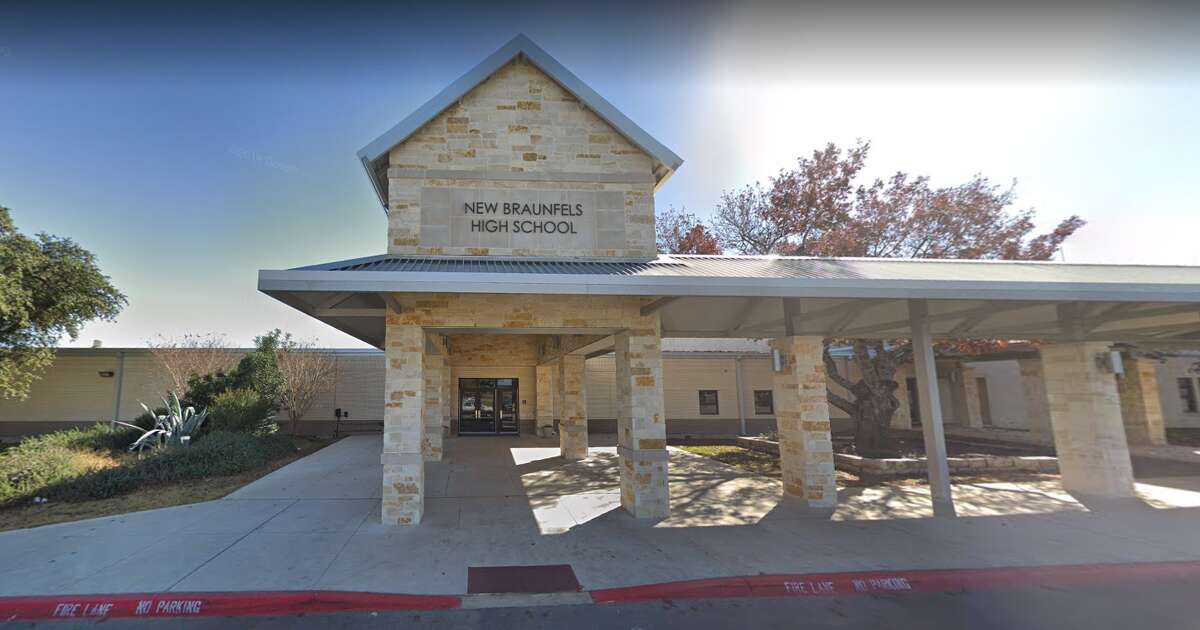 A "senior prank" involving dozens of students at New Braunfels High School left the building damaged and staff members scrambling to clean up the mess, school and police officials said.