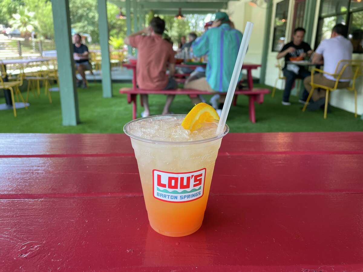 Lou's serves a Cappelletti spritz, perfect for cooling down after a day in the sun.