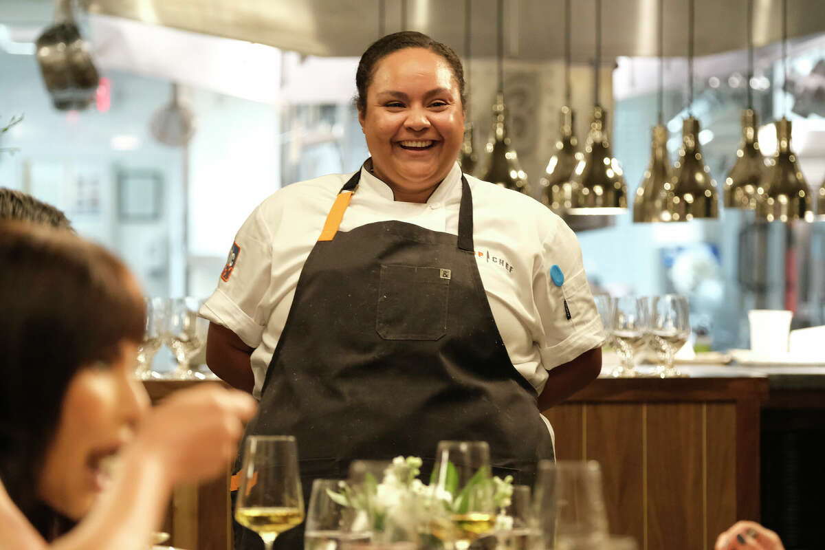 "el mejor chef" La concursante y nativa de Houston Evelyn García llegó a los cuartos de final.
