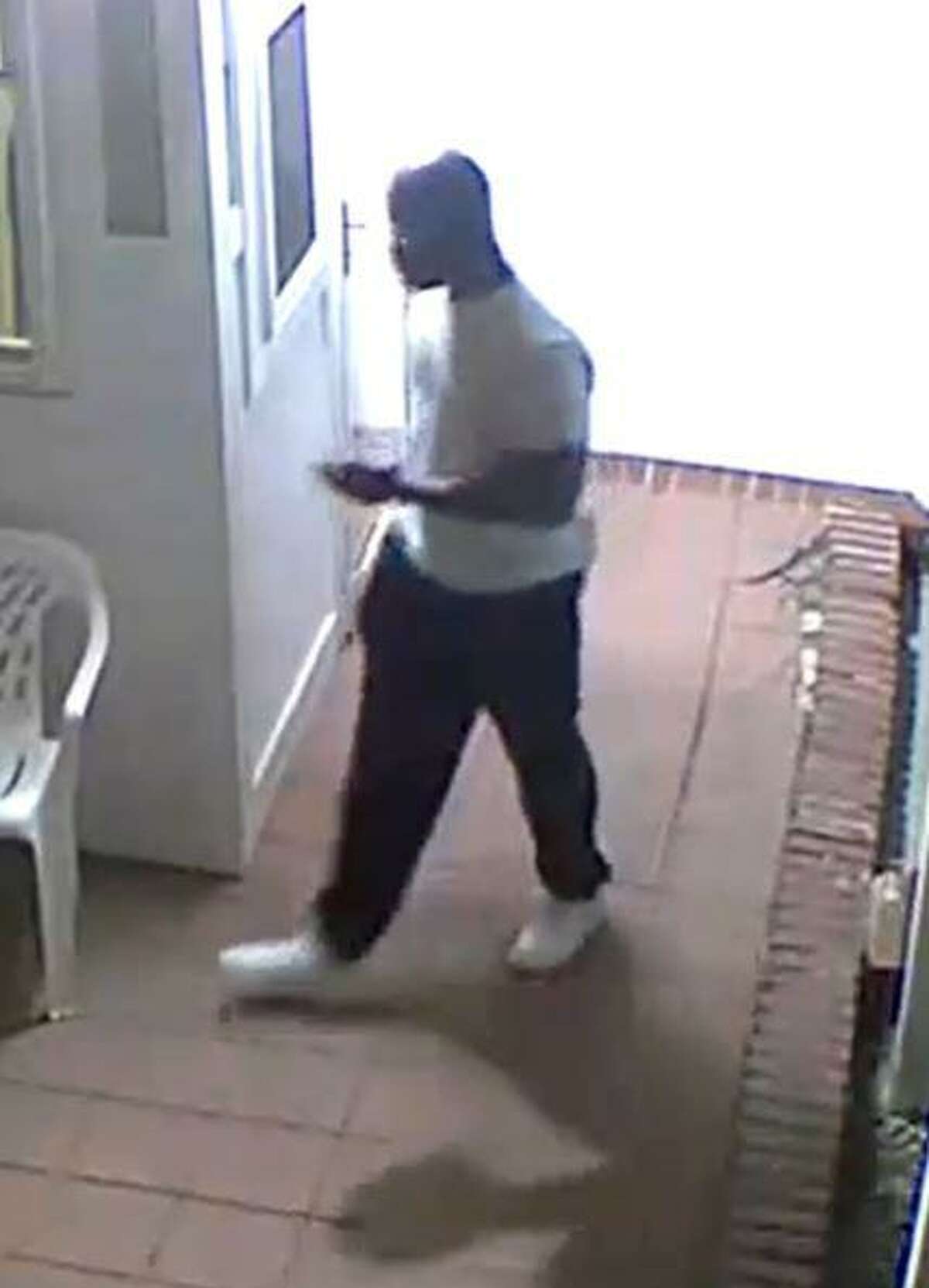 Police released video surveillance stills of this person of interest in the arson case Thursday.