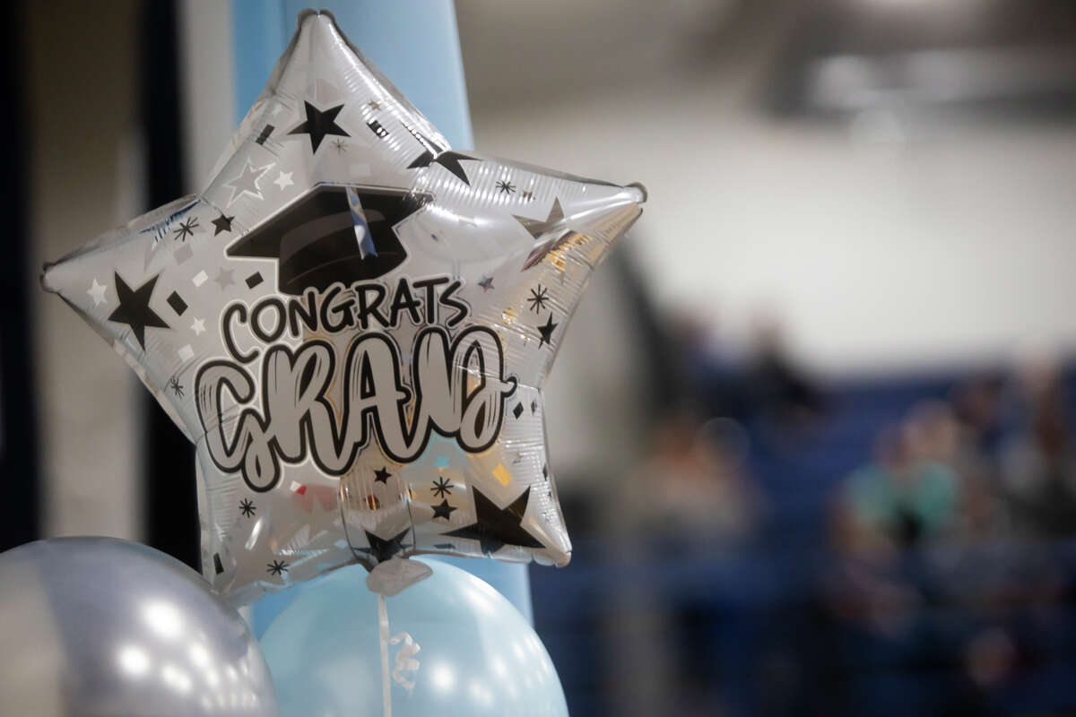 The Meridian Early College High School Class of 2022 celebrate their commencement Thursday, May 19, 2022 at the school in Sanford.