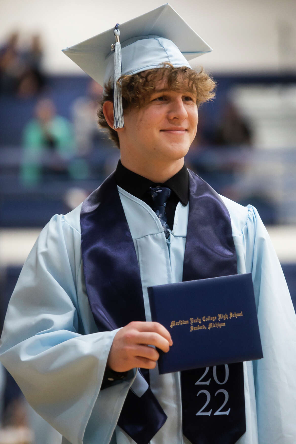 The Meridian Early College High School Class of 2022 celebrate their commencement Thursday, May 19, 2022 at the school in Sanford.