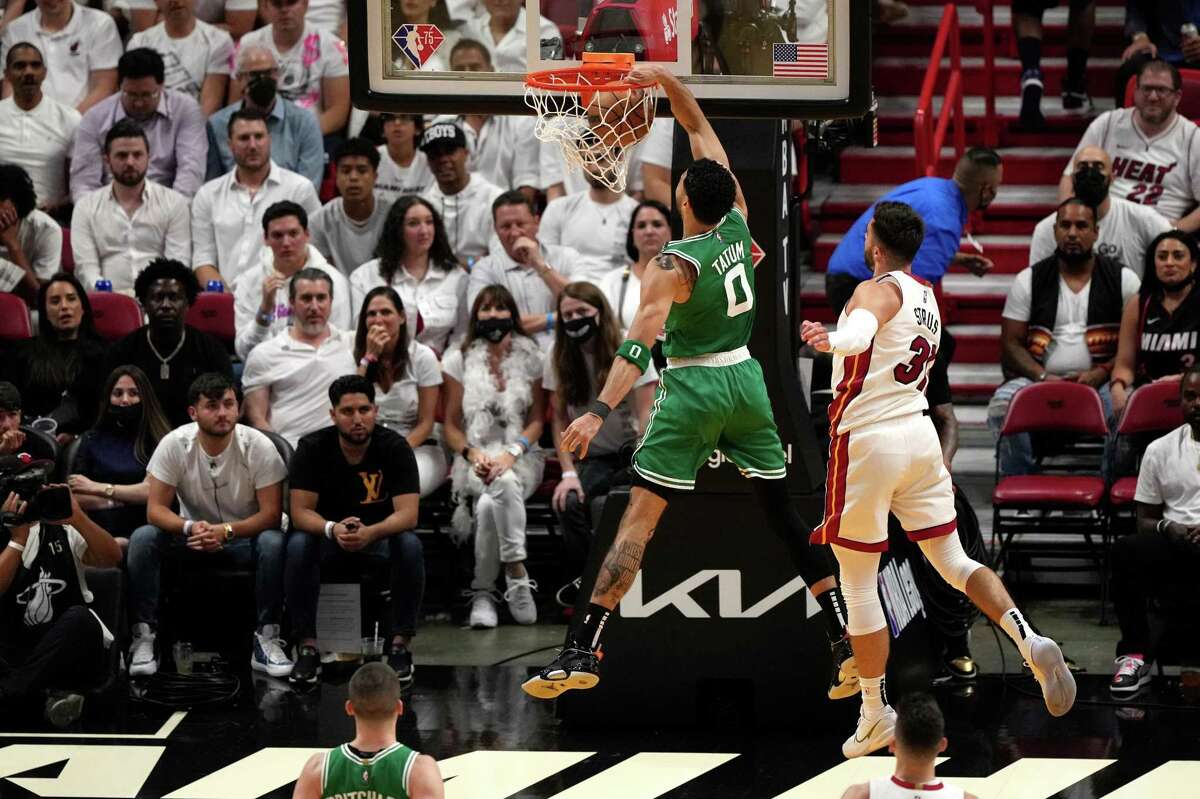 Celtics roll past Heat 127-102, tie Eastern finals at 1-1