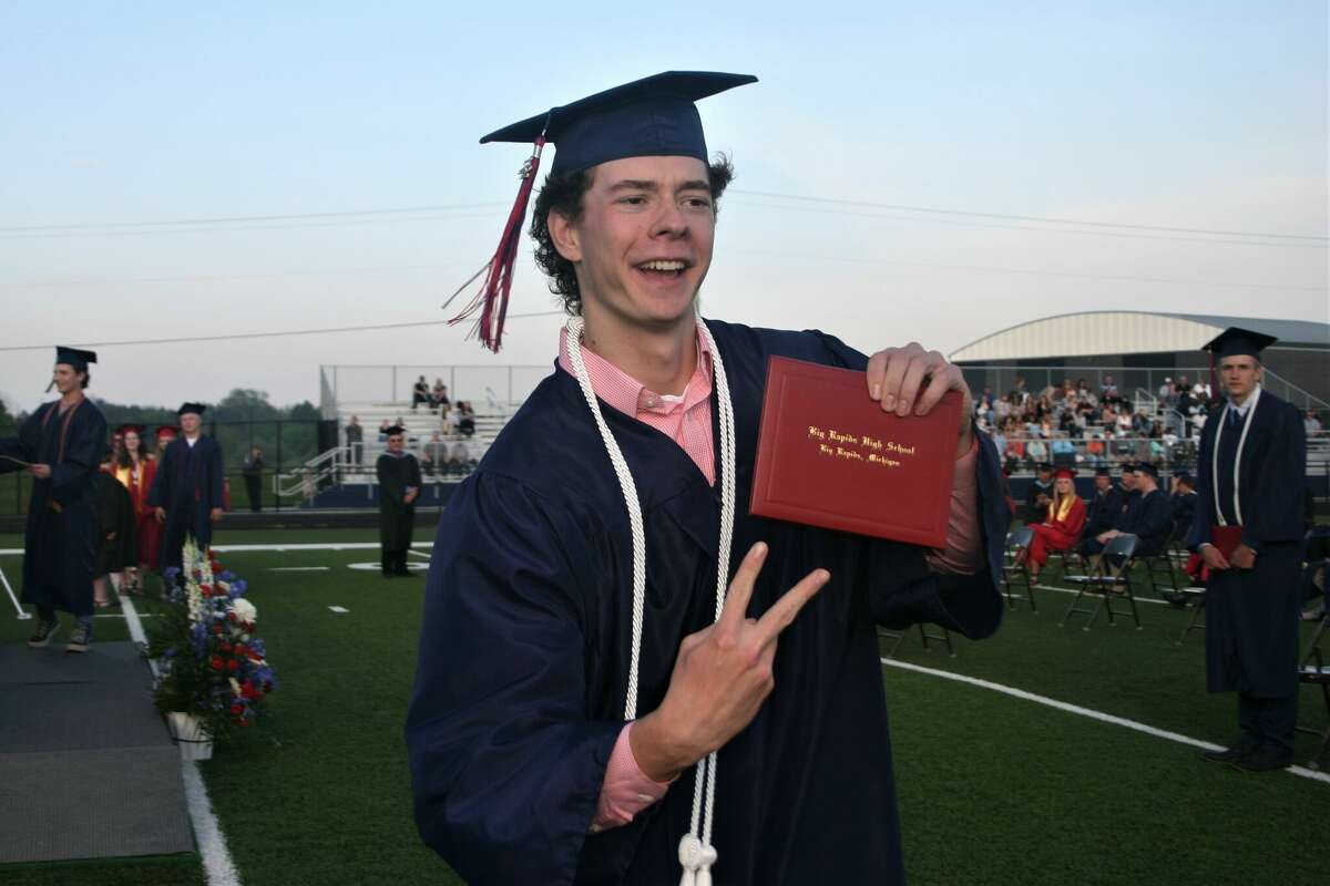 The Big Rapids High School Class of 2022 held its commencement ceremony Thursday, may 21, at Cardinal Stadium, with 116 graduating seniors receiving their diplomas.