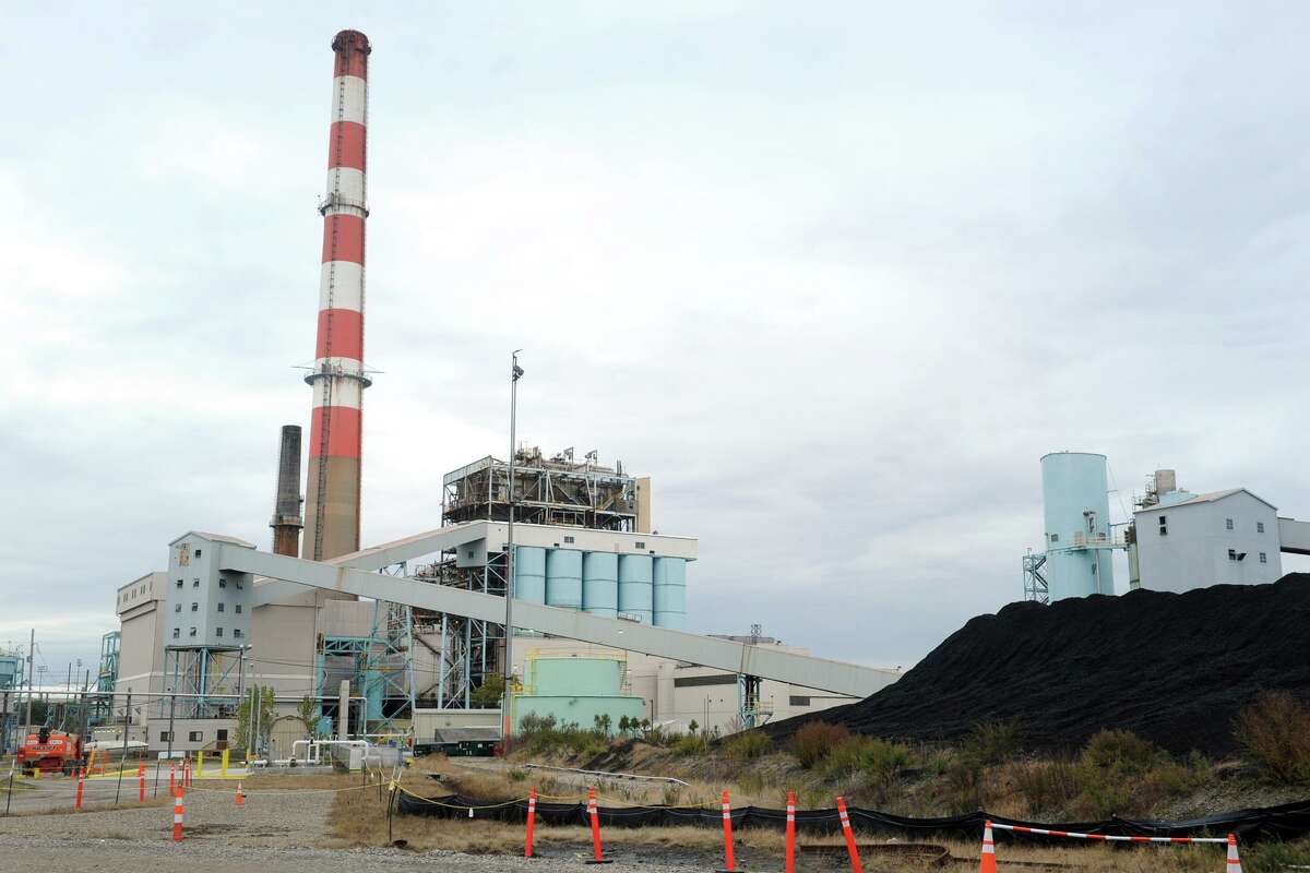 The former coal and oil-fired power plant at PSEG’s Bridgeport Harbor Station in Bridgeport.