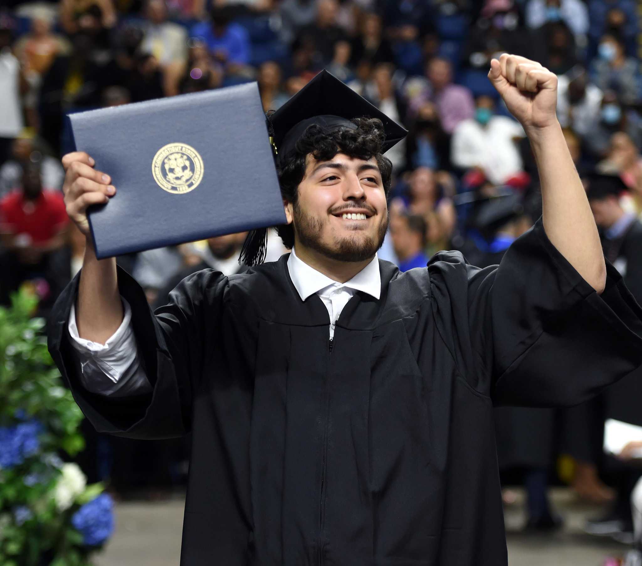 Southern Connecticut State University holds first indoor graduation ...