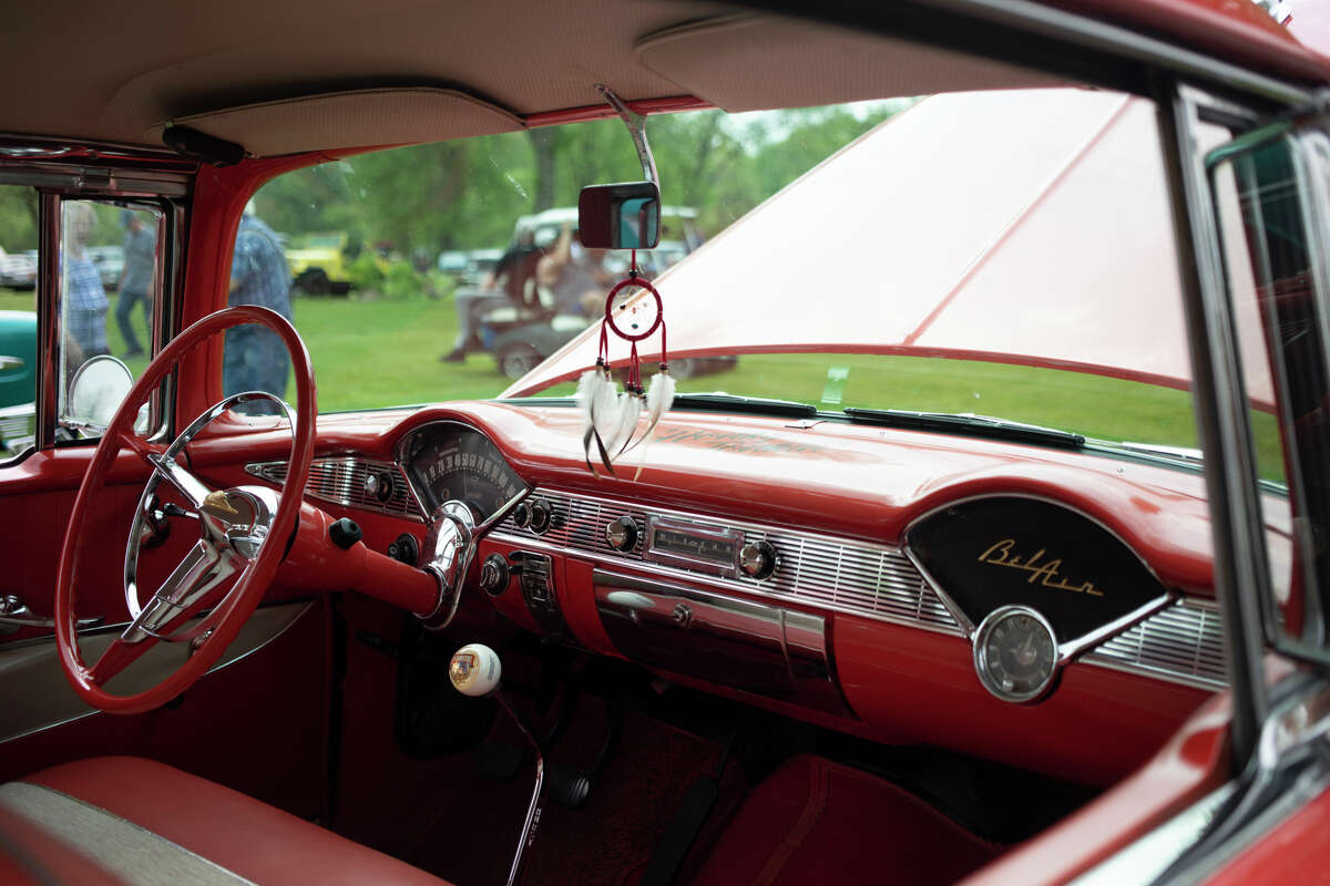 Car enthusiasts attend the Sanford Rising Car Show on Friday May 20, 2022 at Porte Park.