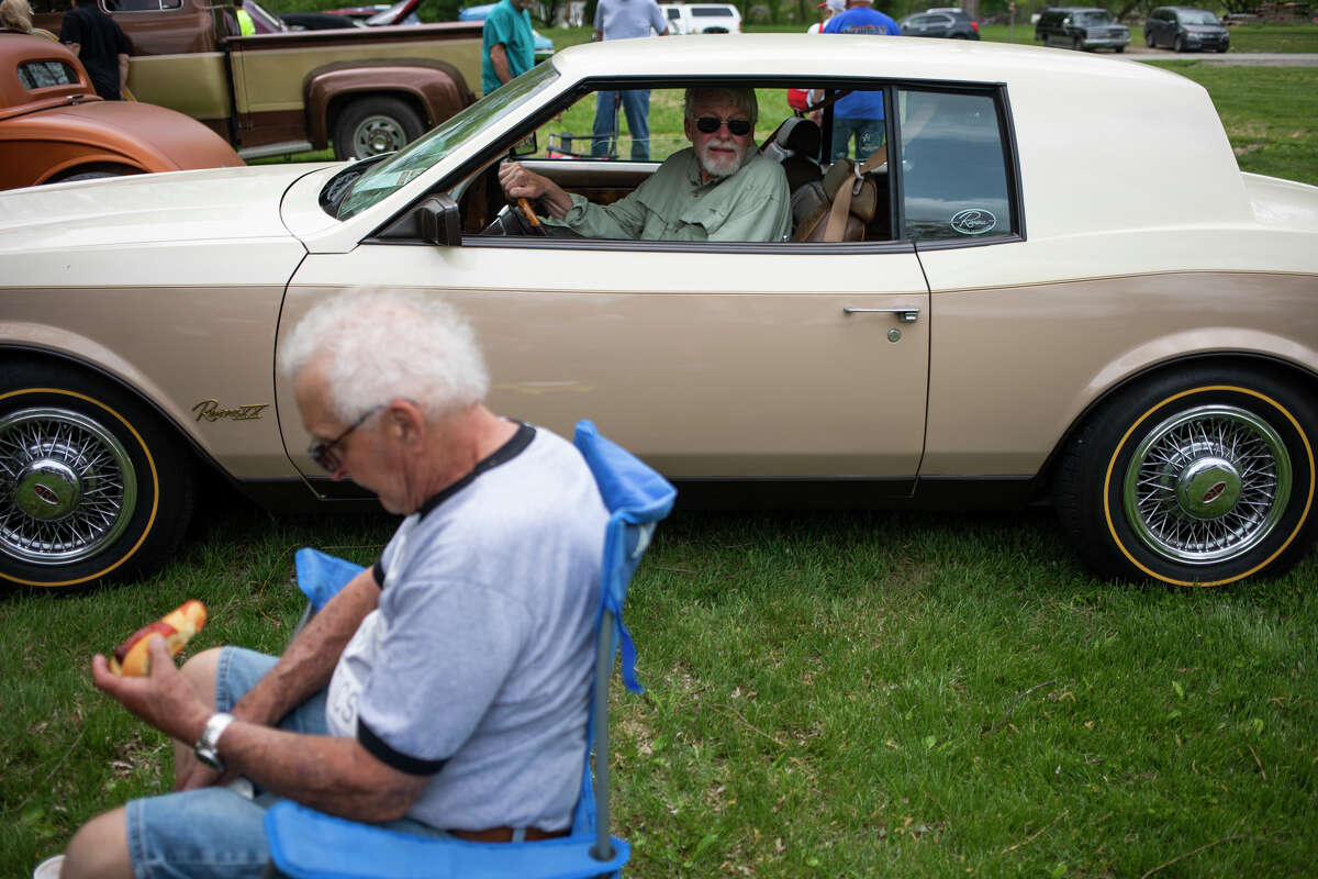 Car enthusiasts attend the Sanford Rising Car Show on Friday May 20, 2022 at Porte Park.