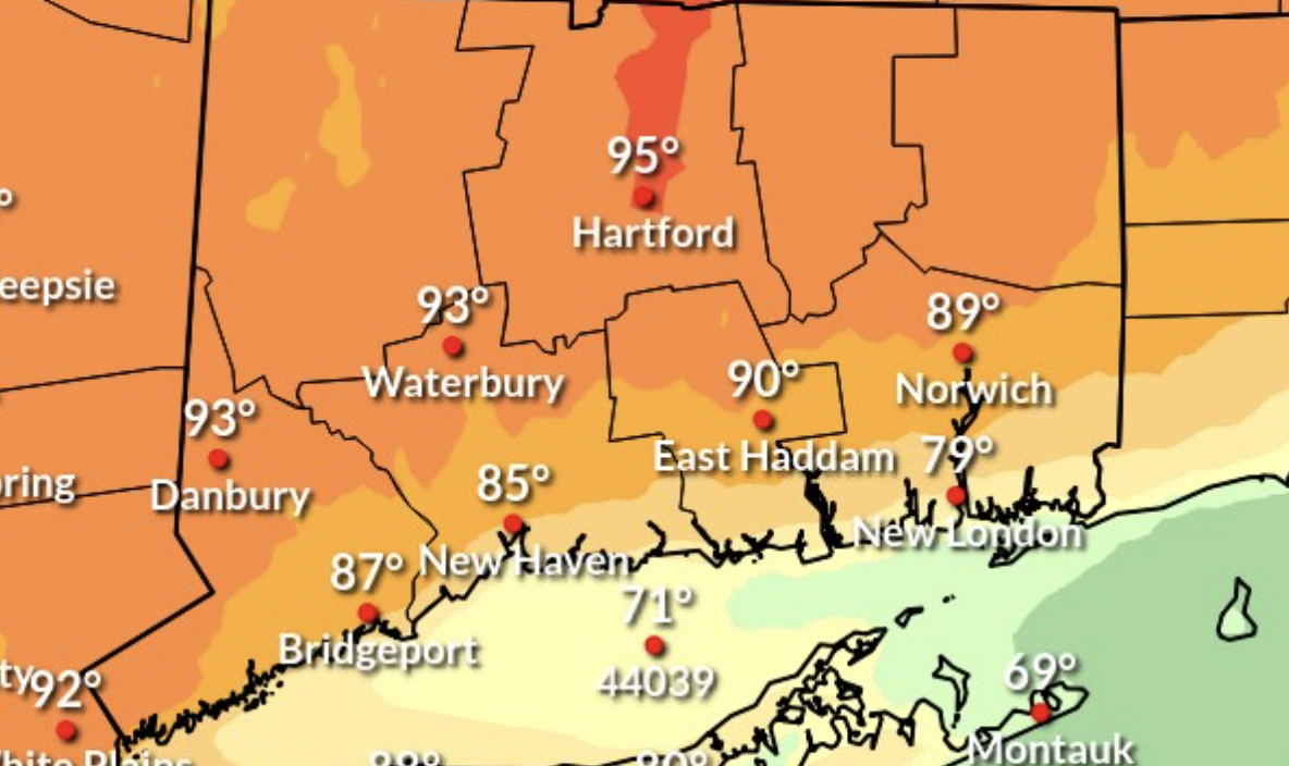 Expected record heat for Connecticut falls short on Saturday - Vimarsana News