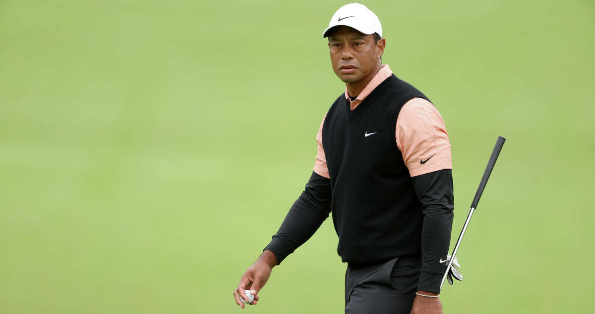 Tiger Woods of the United States walks on the 16th hole during the third round of the 2022 PGA Championship at Southern Hills Country Club on May 21, 2022 in Tulsa, Oklahoma. (Photo by Christian Petersen/Getty Images)