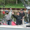 Veterans return from a successful morning of fishing during this year's Tight Lines for Troops tournament.