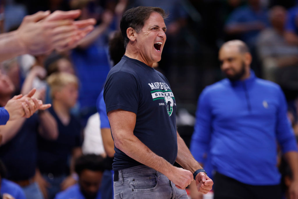 Mark Cuban whines about Warriors forward Draymond Green's antics after Mavs' bench fined $100K - SFGATE image