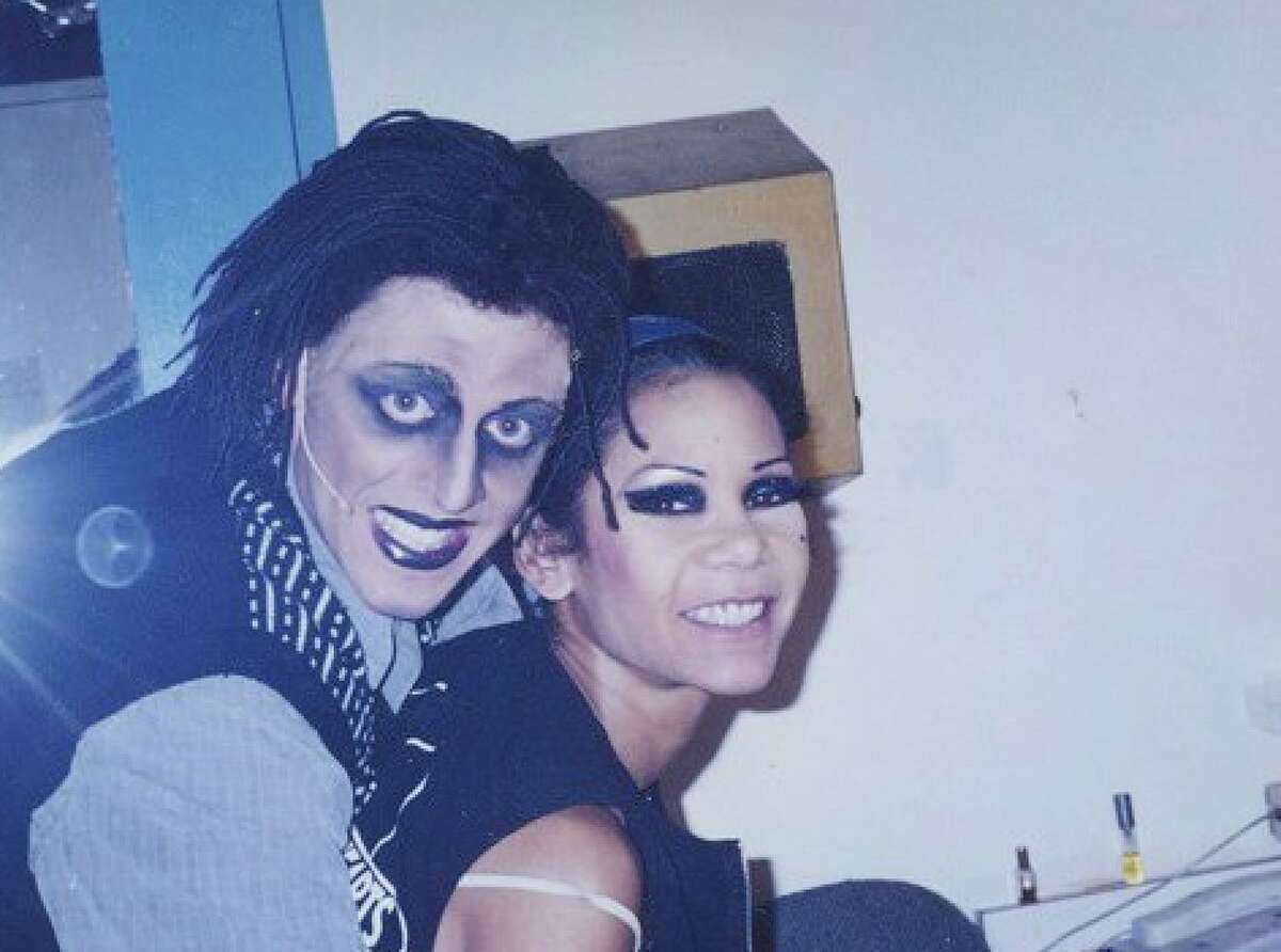 Daniel C Levine (Artistic Director of ACT of CT) & Daphne Rubin Vega (Rent’s original Mimi) appearing on Broadway together in The Rocky Horror Show in 2001. The two starred in Rocky Horror just five year after Vega's star turn in Rent and Levine’s performing in Les Miserables on Broadway.