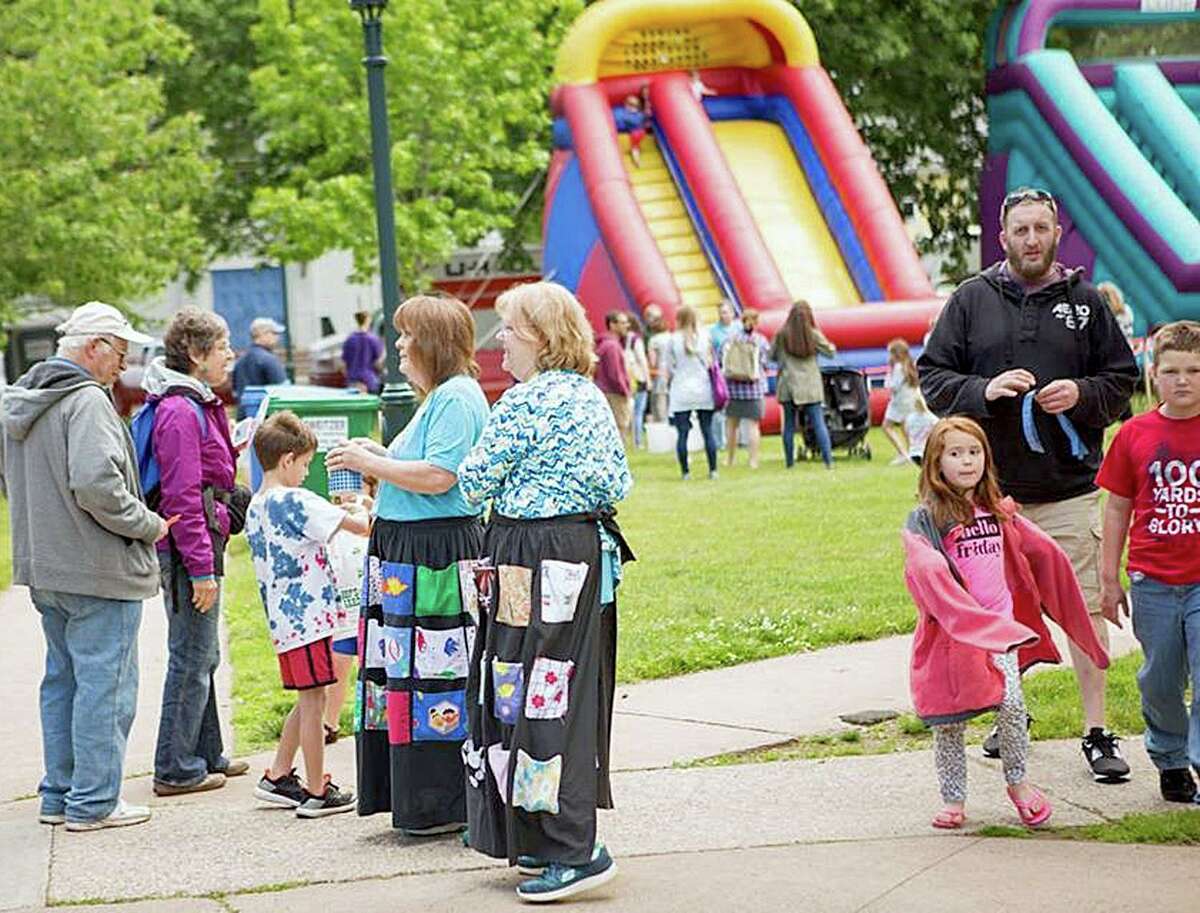 Children of all ages flock to the Guilford green for the annual Little Folks Fair.