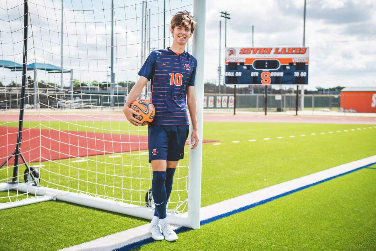 All-Greater Houston boys soccer player of the year: Seven Lakes sophomore Aidan Morrison, Saturday, May 14, 2022, at Seven Lakes High School in Katy.