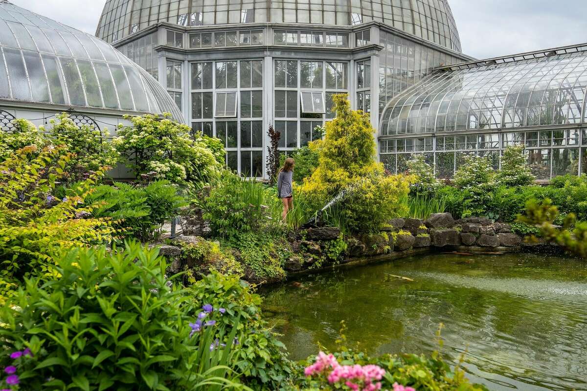 Anna Scripps Whitcomb Conservatory in Belle Isle State Park. Photo by Tyler Leipprandt