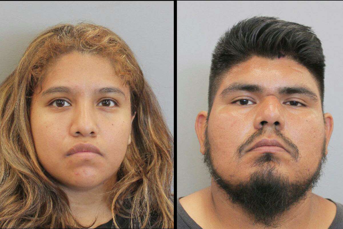 Soledad Mendoza, 29, left, and Ruben Moreno, 29, are both charged with capital murder - under 10 years of age and injury to a child in the 179th State District Court.