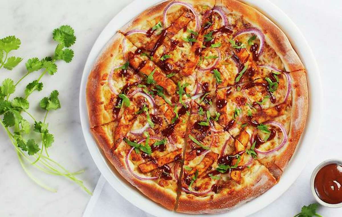 A barbecue chicken pizza from California Pizza Kitchen, which has closed its San Antonio location at the Quarry Village across from the Alamo Quarry Market.
