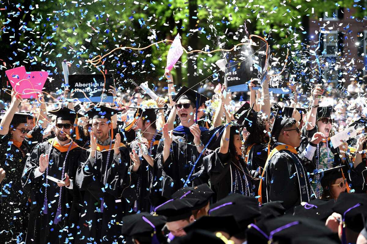 Yale’s graduation back again with grads, family and grandeur