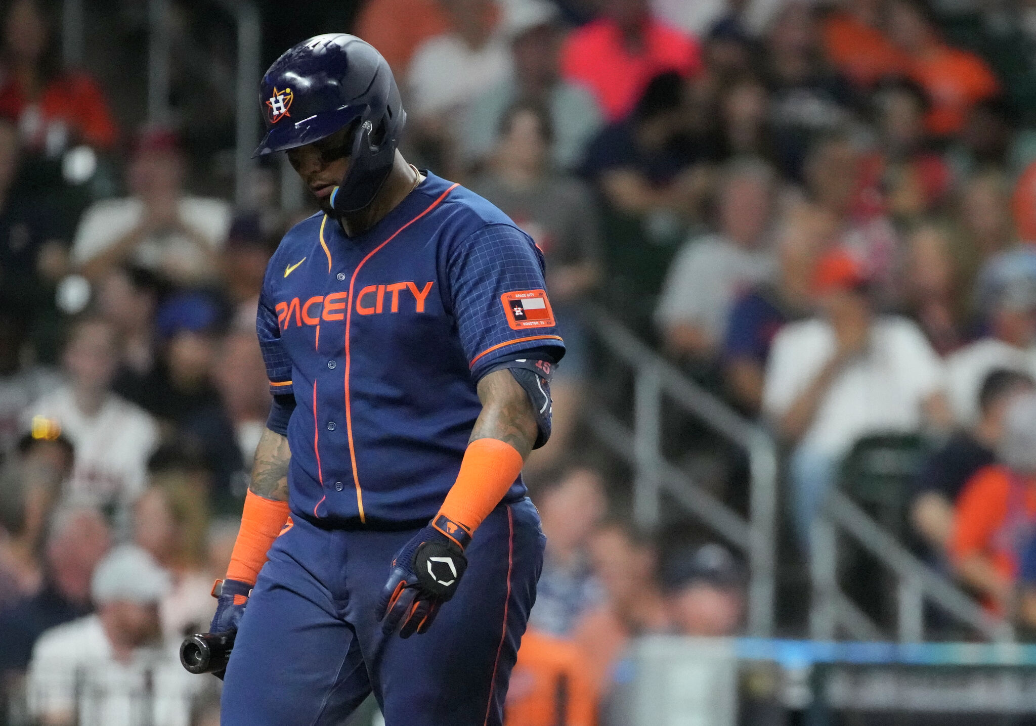 Myles Straw Continues To Play Well Against The Houston Astros - Sports  Illustrated Cleveland Guardians News, Analysis and More