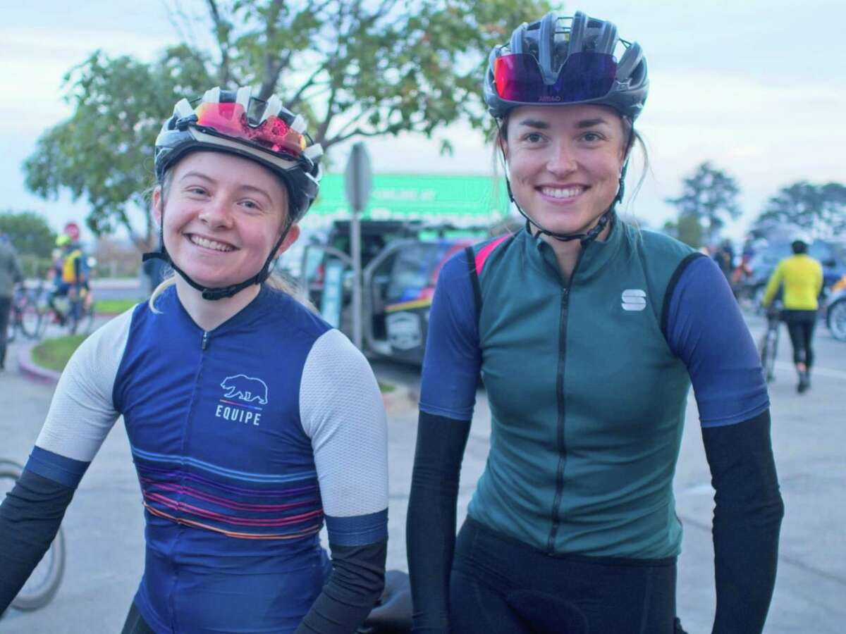 Cyclist Helena Gilbert-Snyder (left) was coworker and fellow cyclist with her friend Anna Moriah “Mo” Wilson.