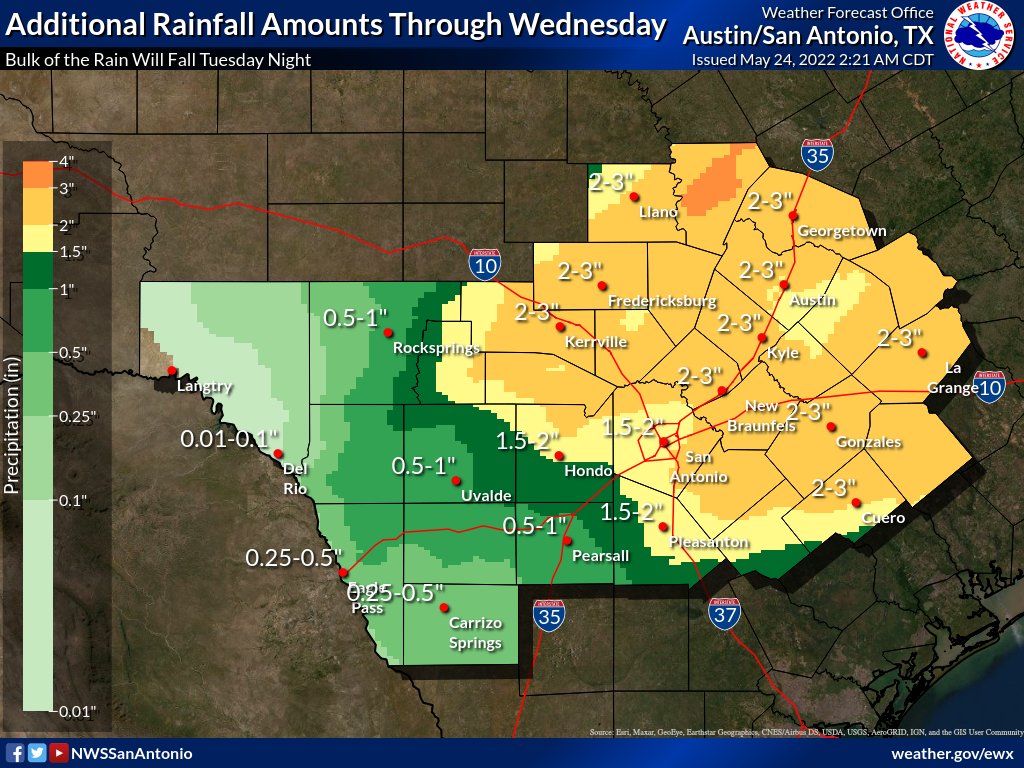 San Antonio forecast: Potential for hail, damaging winds