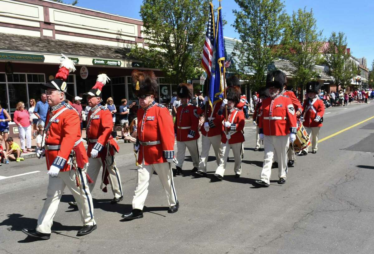 2nd Governor's Foot Guard at a previous Branford's Memorial Day Parade