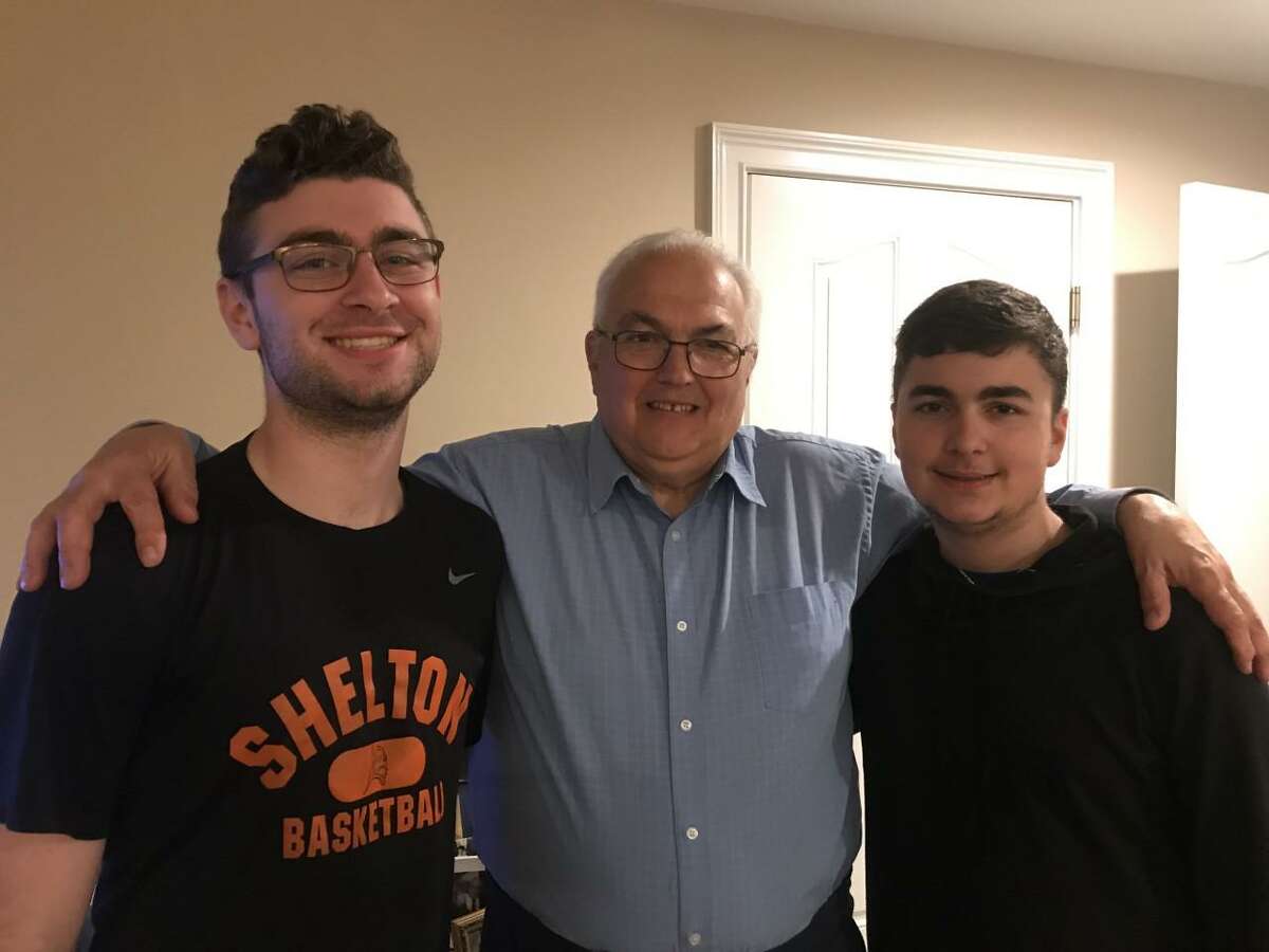 Shelton resident Frank Donato, center, pictured with grandsons Timmy, left, and Danny Hilser, is a Democrat running for election in the `122nd House District this fall. Timmy is a student at Shelton High; Danny attends Shelton Intermediate School.