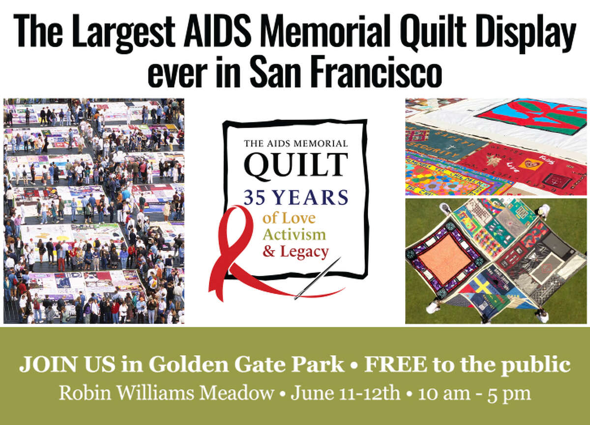 Be part of history! See the largest display of the Quilt ever in San Francisco for a powerful two-day event.