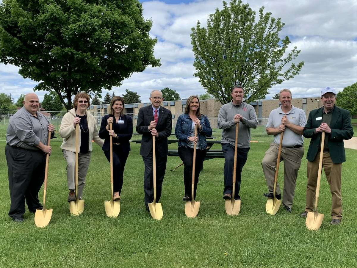 The Hemlock Park Improvement Project officially kicked off this week with a groundbreaking event at the Bandshell, honoring all those involved in getting the project underway and donating to the project.