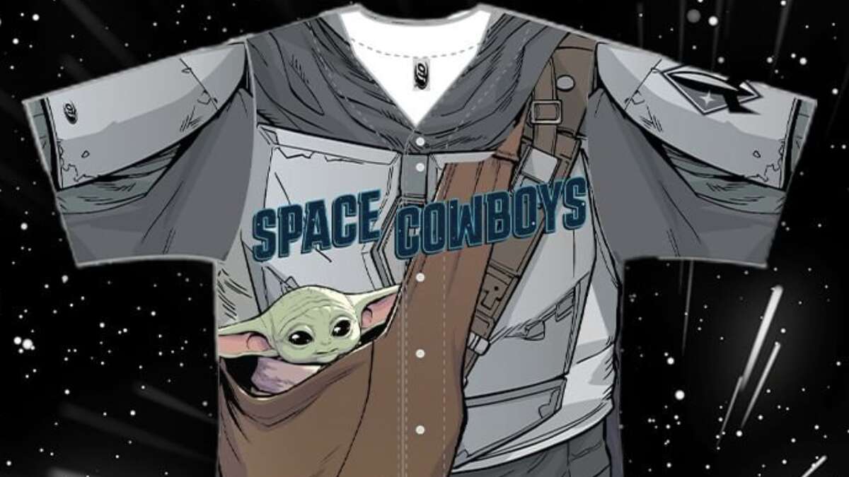 On June 3, the Space Cowboys will be taking on the Albuquerque Isotopes — and, it’ll be Star Wars Night. The yearly theme is coming back to Constellation Field, and keeping in tune with it, the team will be wearing special Mandalorian-inspired jerseys that are going to be auctioned off.