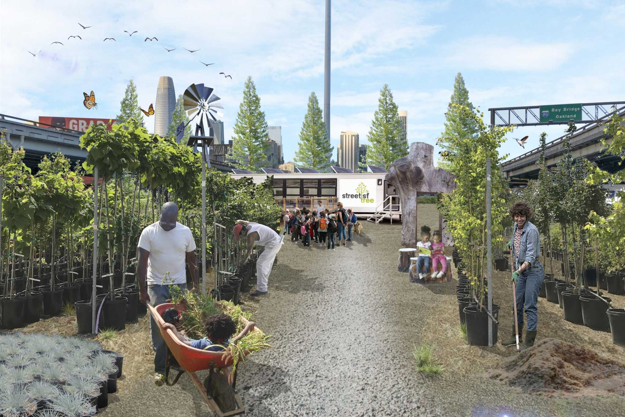 This unused 14,000-square-foot plot in S.F. is about to become the city's 'headquarters for street-tree planting' - Vimarsana News