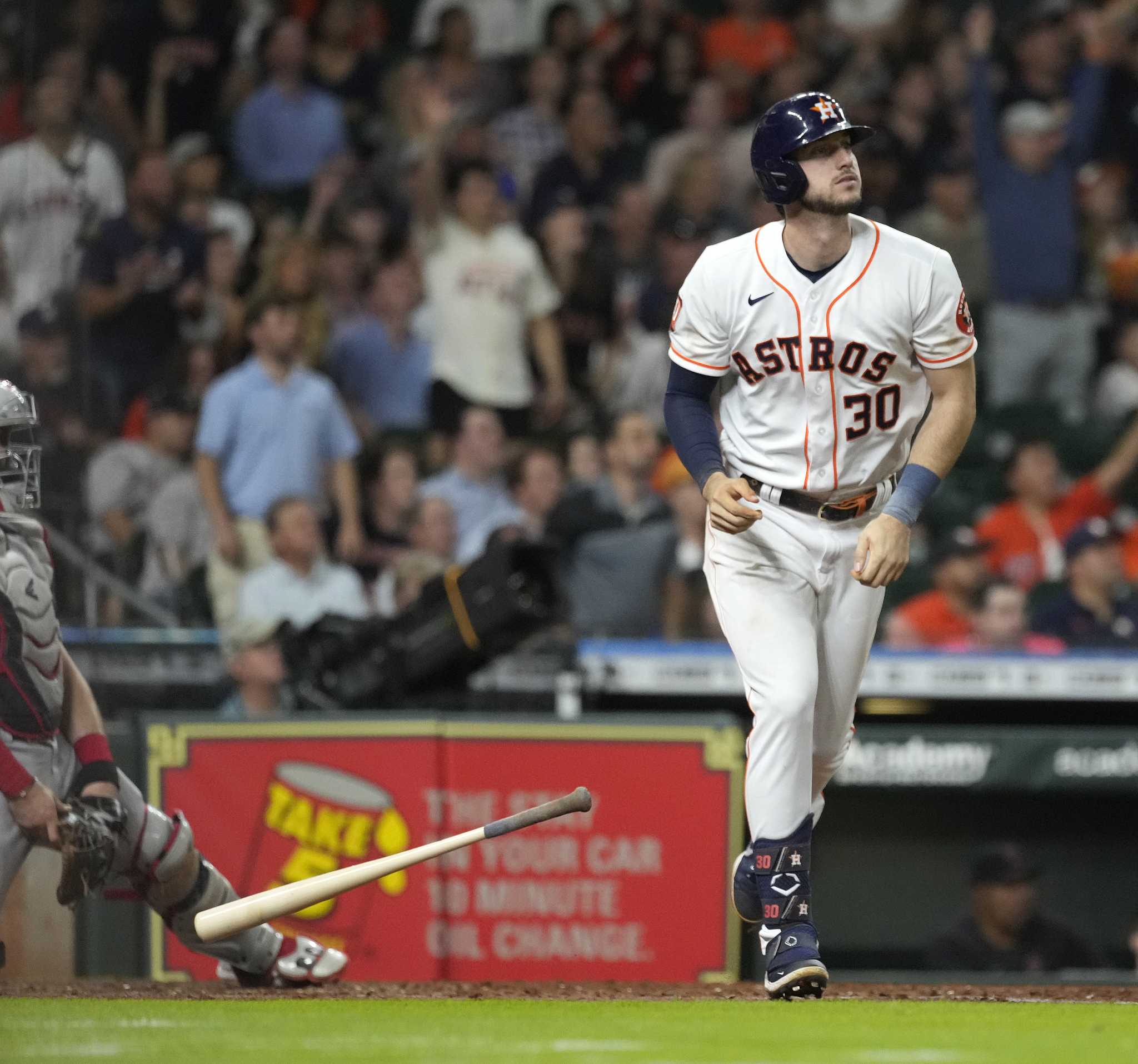 Houston Astros Kyle Tucker injures left foot