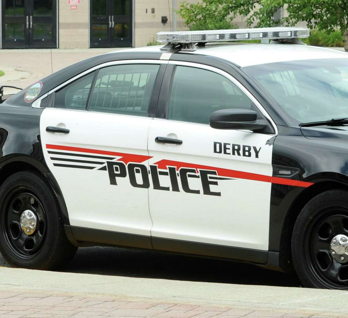 Derby police carin Derby, Conn. on Monday August 20, 2018.
