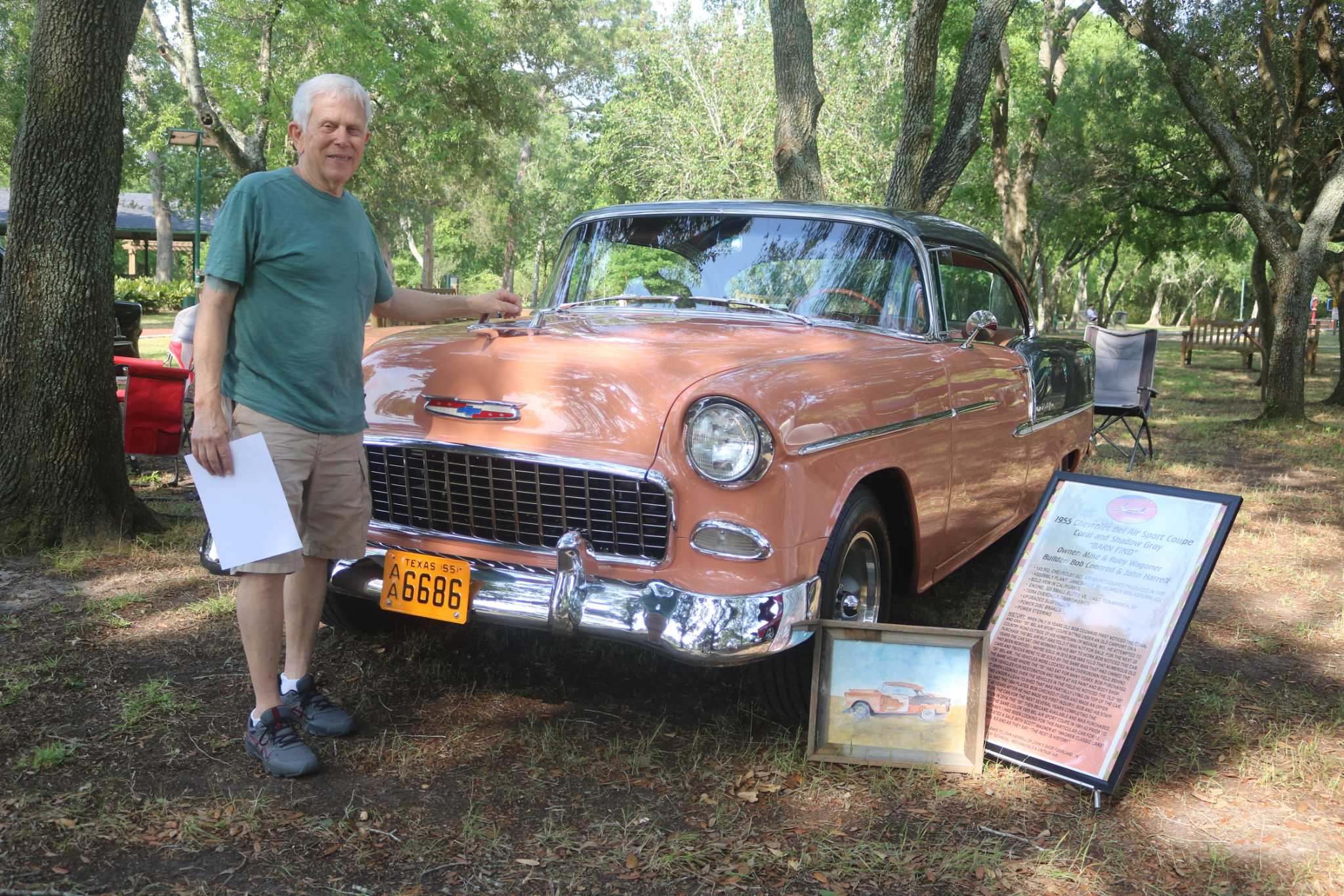 Look at these shiny classic cars from Friendswood show