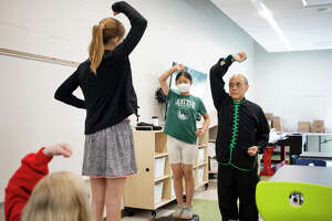 SEEN: Kung fu master instructs fifth graders at Woodcrest Elementary